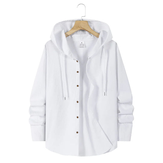 Men's Lightweight Hooded Shirt | Casual Summer Comfort Fit 1