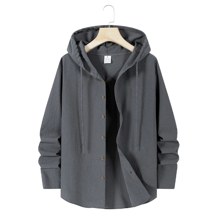Men's Lightweight Hooded Shirt | Casual Summer Comfort Fit 4