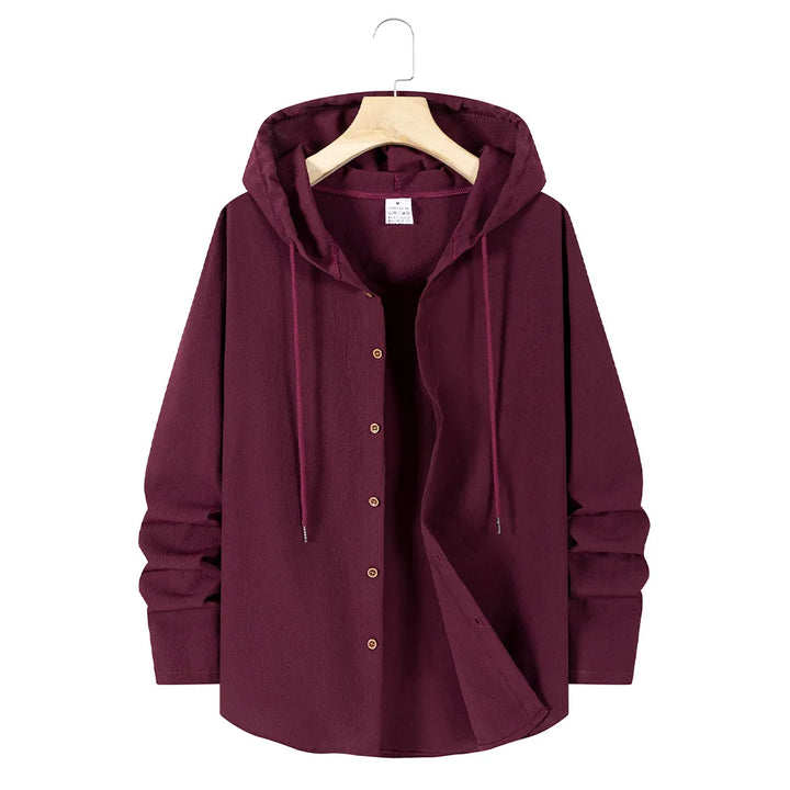 Men's Lightweight Hooded Shirt | Casual Summer Comfort Fit 5