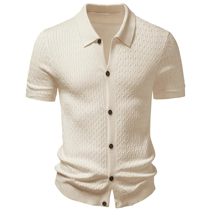 Men's Lightweight Knit Cardigan | Stylish Slim Fit Summer Essential 0