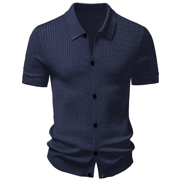Men's Lightweight Knit Cardigan | Stylish Slim Fit Summer Essential 1