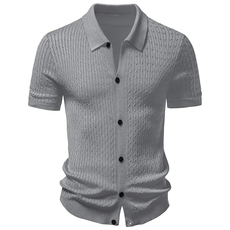 Men's Lightweight Knit Cardigan | Stylish Slim Fit Summer Essential 3