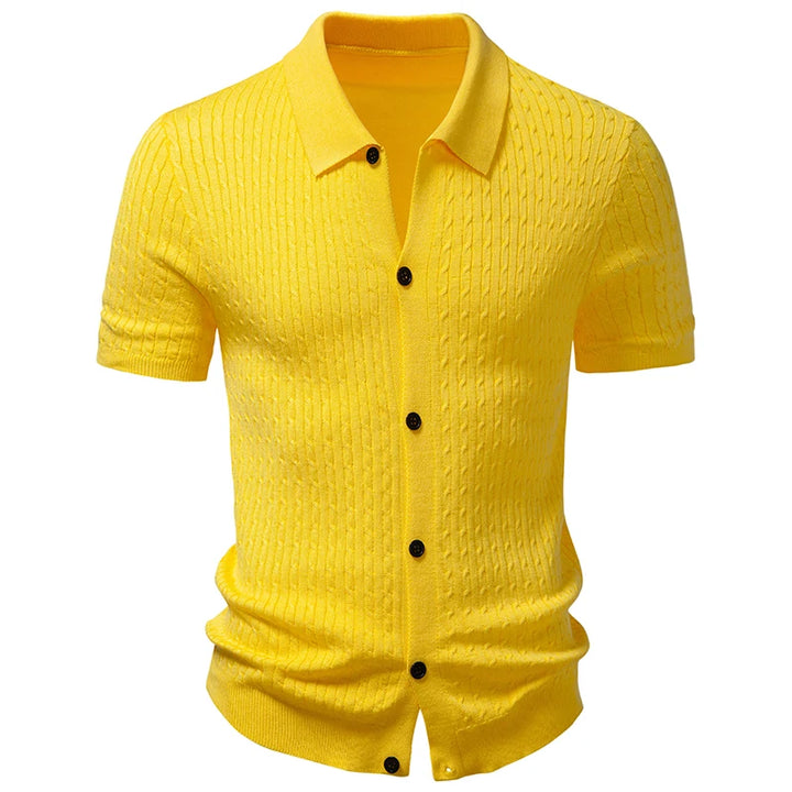 Men's Lightweight Knit Cardigan | Stylish Slim Fit Summer Essential 4