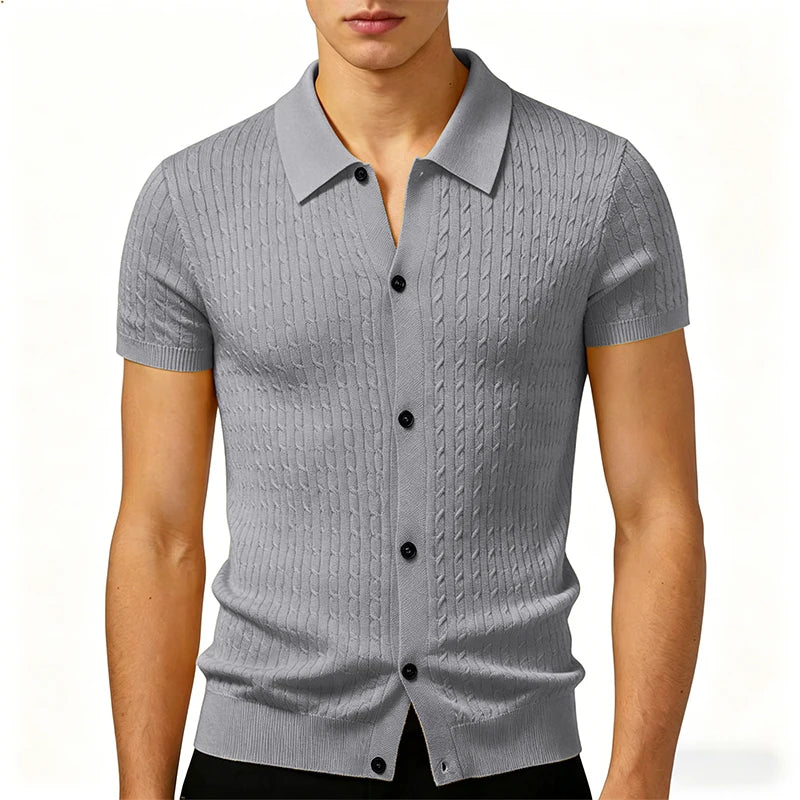 Men's Lightweight Knit Cardigan | Stylish Slim Fit Summer Essential 6