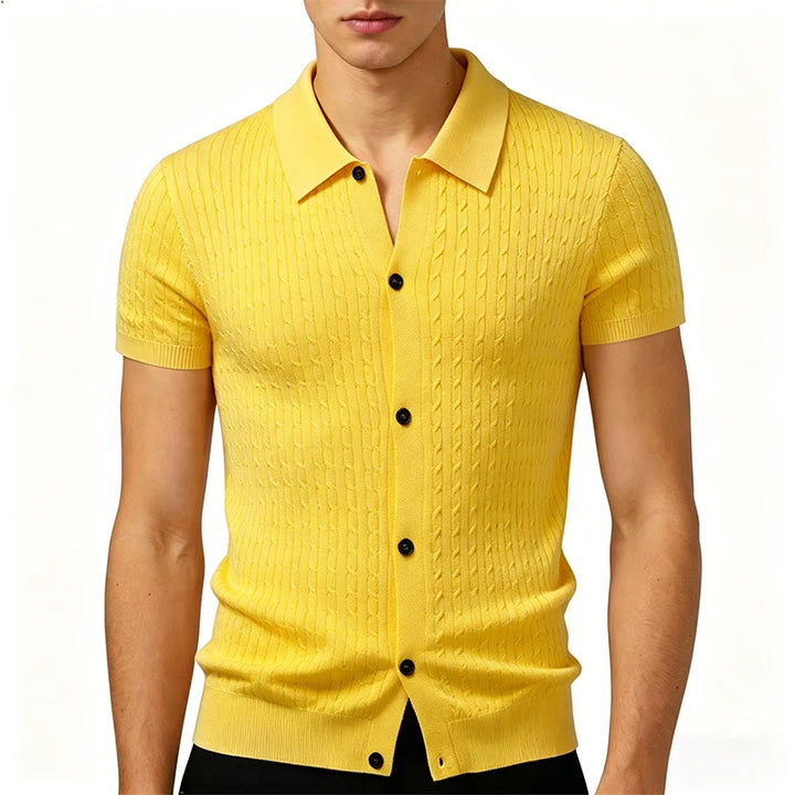 Men's Lightweight Knit Cardigan | Stylish Slim Fit Summer Essential 8