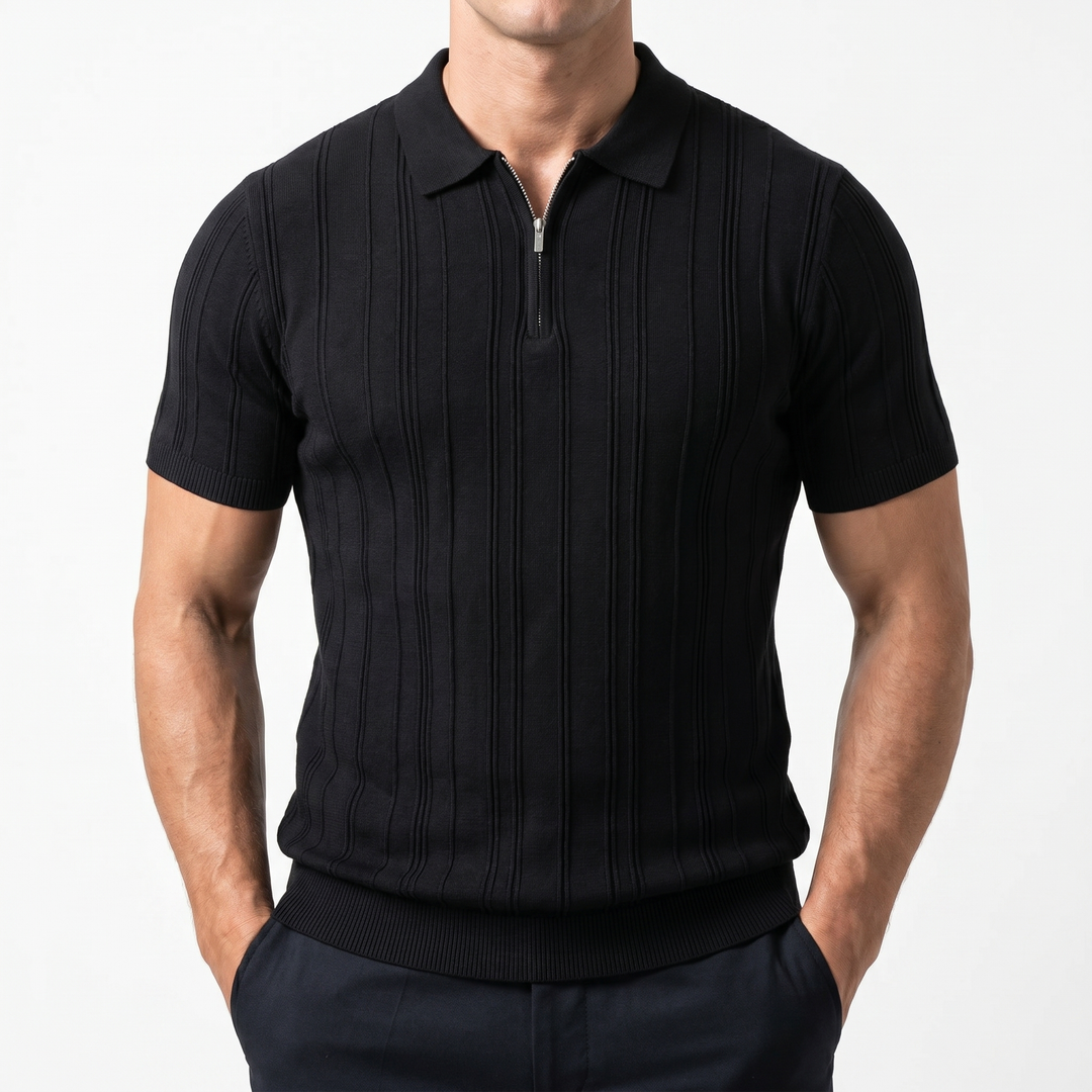 Men's Lightweight Knit Polo Shirt | Classic England-Inspired Summer Style 2