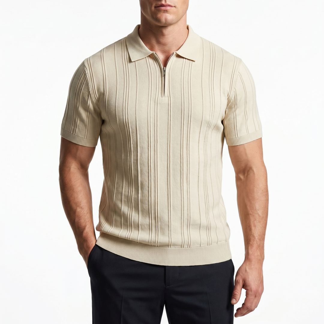 Men's Lightweight Knit Polo Shirt | Classic England-Inspired Summer Style 4