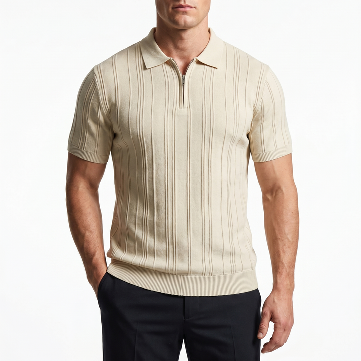 Men's Lightweight Knit Polo Shirt | Classic England-Inspired Summer Style 4
