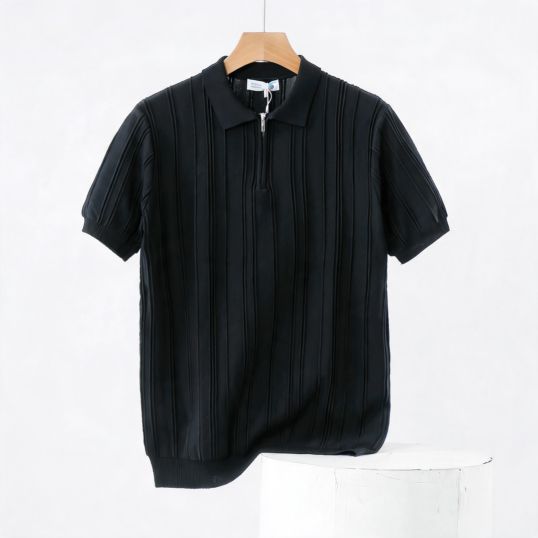 Men's Lightweight Knit Polo Shirt | Classic England-Inspired Summer Style 5