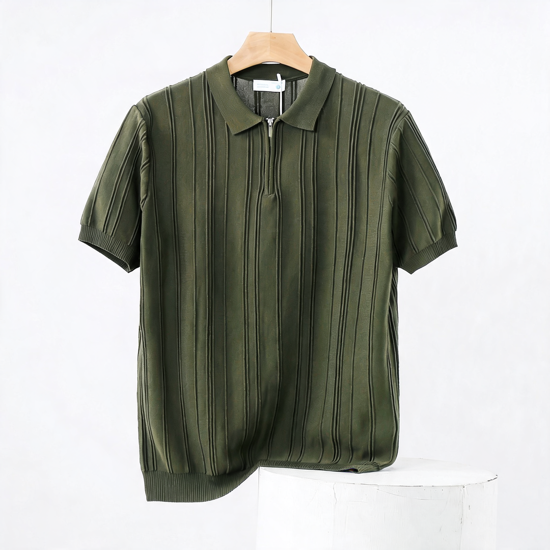 Men's Lightweight Knit Polo Shirt | Classic England-Inspired Summer Style 6