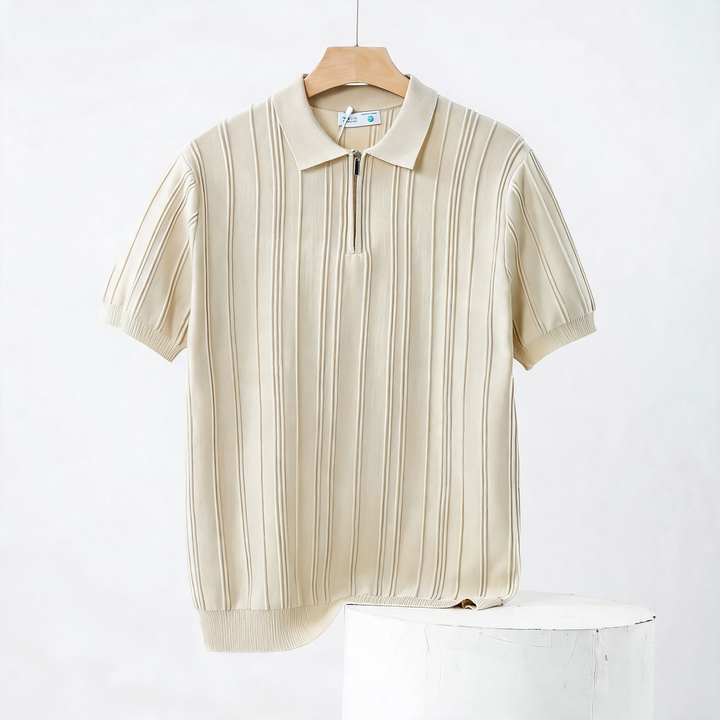 Men's Lightweight Knit Polo Shirt | Classic England-Inspired Summer Style 7