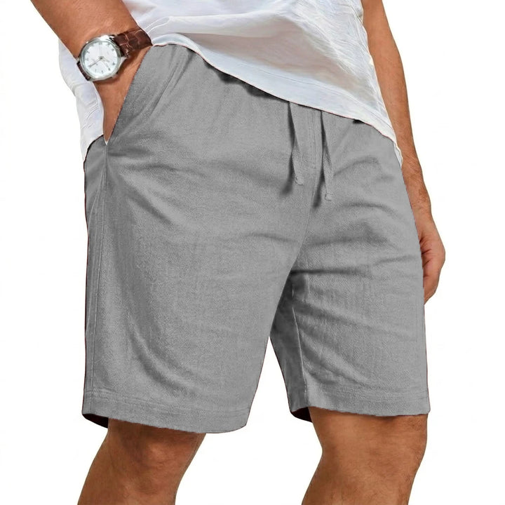 Men's Lightweight Linen Casual Shorts | Breathable Oversized Comfort Fit 7