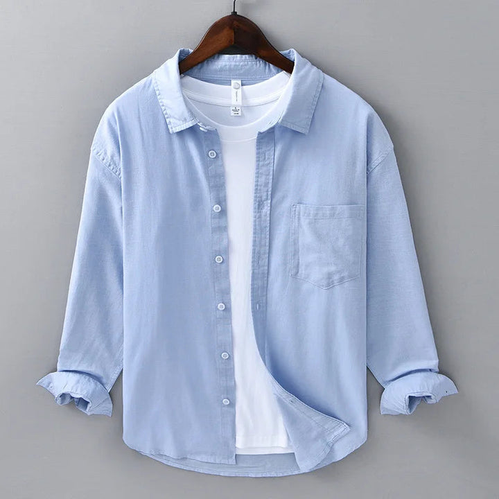 Men's Lightweight Linen Shirt | Timeless Summer Elegance 1