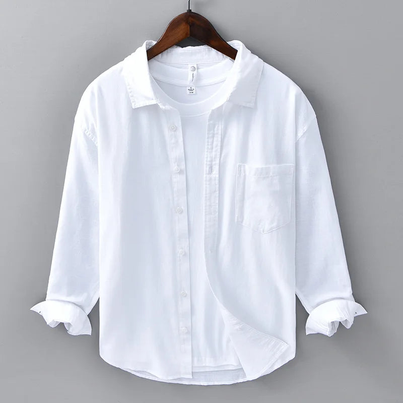 Men's Lightweight Linen Shirt | Timeless Summer Elegance 4
