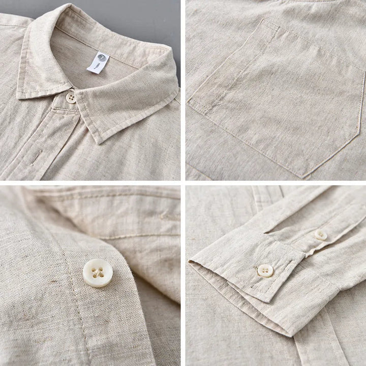 Men's Lightweight Linen Shirt | Timeless Summer Elegance 7