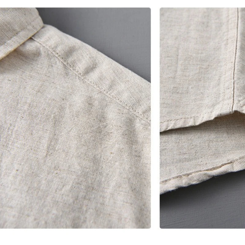Men's Lightweight Linen Shirt | Timeless Summer Elegance 8
