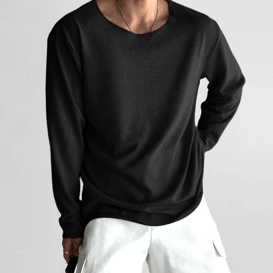 Men's Lightweight Long-Sleeve Tee | Effortless All-Day Comfort Fit 0