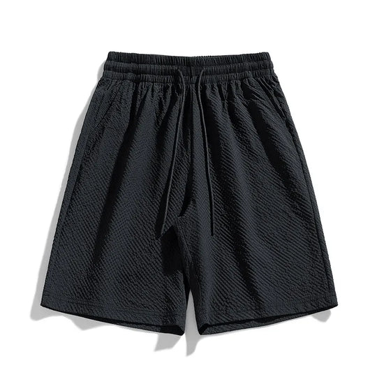Men's lightweight polyester beach shorts with relaxed quick-dry fit