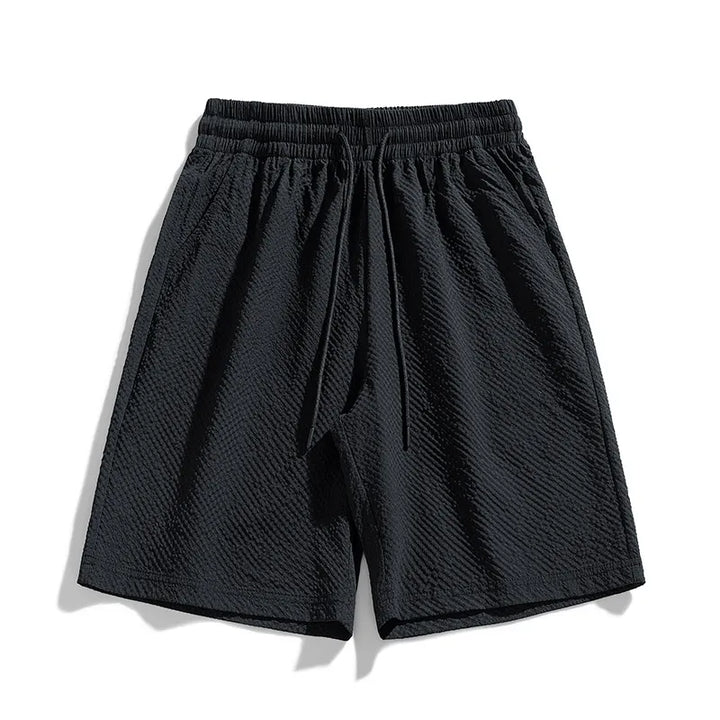 Men's lightweight polyester beach shorts with relaxed quick-dry fit