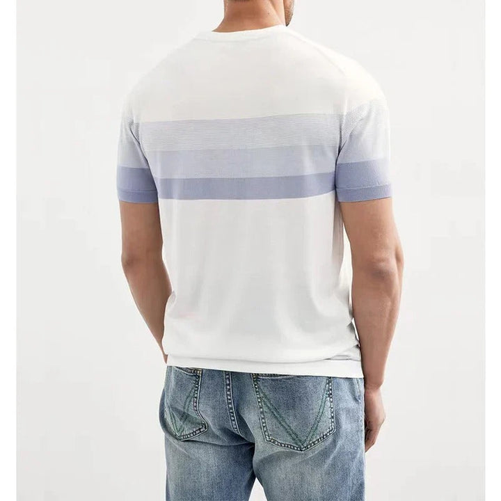 Men's Lightweight Striped T-Shirt | Effortless Everyday Comfort Fit 3