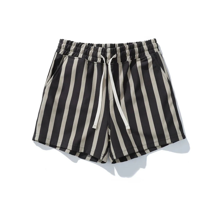 Men's Lightweight Wide Stripe Casual Shorts | Trend-Forward Summer Essential 4
