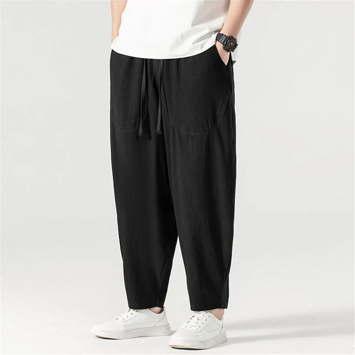 Men's Linen Baggy Pants | Lightweight Breathable Summer Comfort