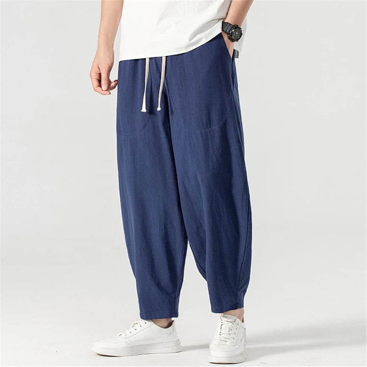 Men's Linen Baggy Pants | Lightweight Breathable Summer Comfort