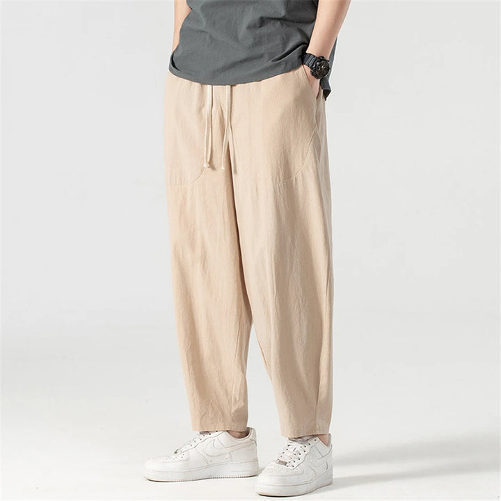 Men's Linen Baggy Pants | Lightweight Breathable Summer Comfort