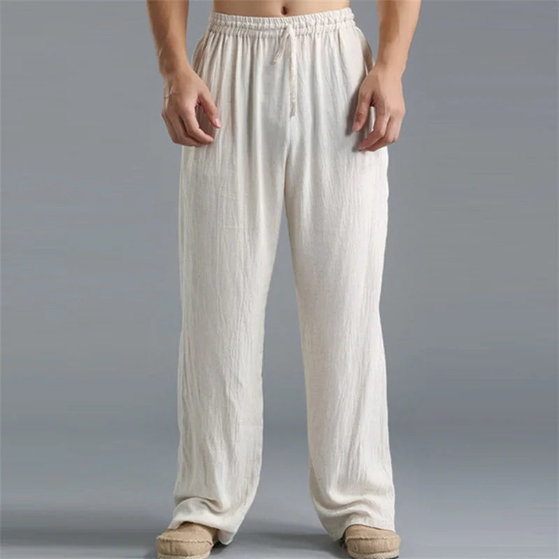 Men's Linen Casual Pants | Breathable Summer Comfort Fit