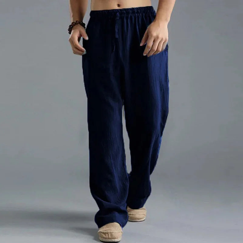 Men's Linen Casual Pants | Breathable Summer Comfort Fit
