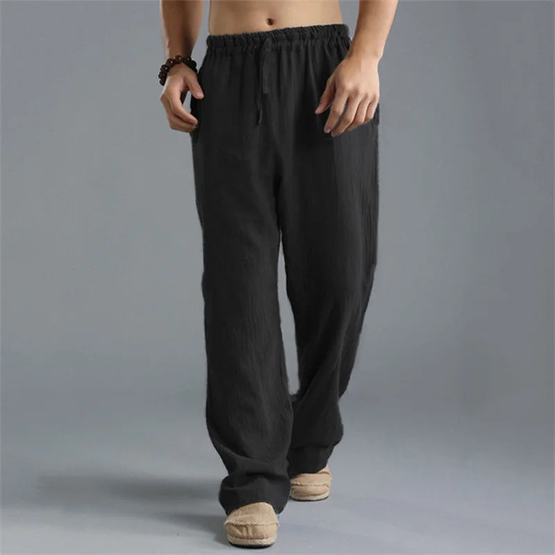 Men's Linen Casual Pants | Breathable Summer Comfort Fit