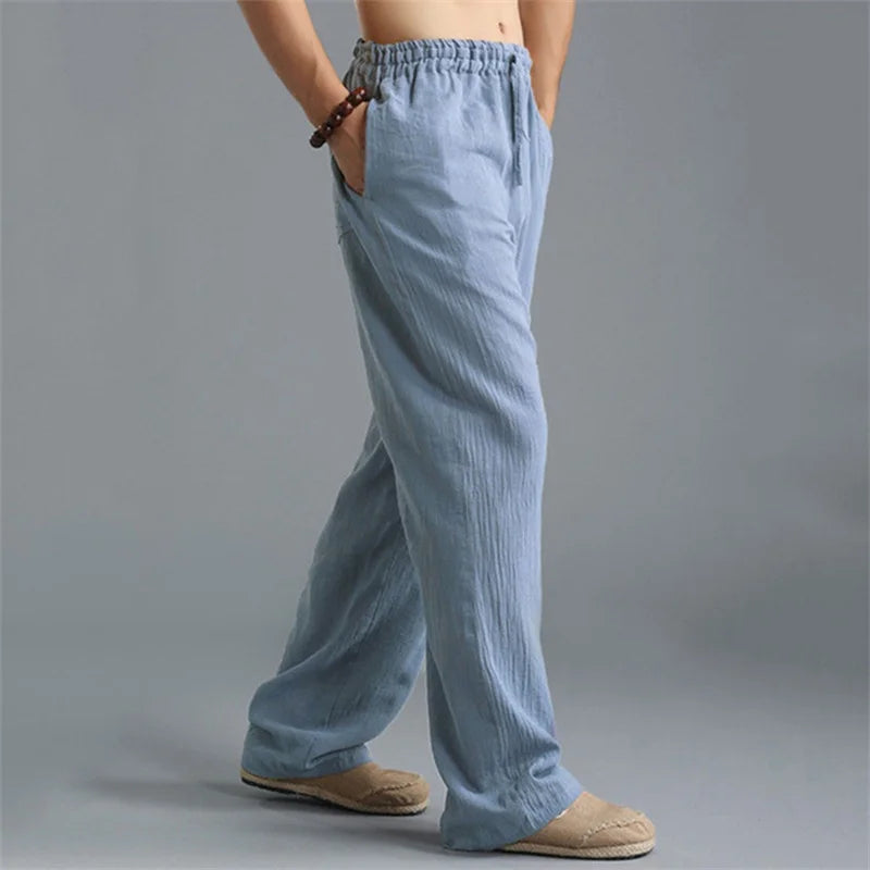 Men's Linen Casual Pants | Breathable Summer Comfort Fit