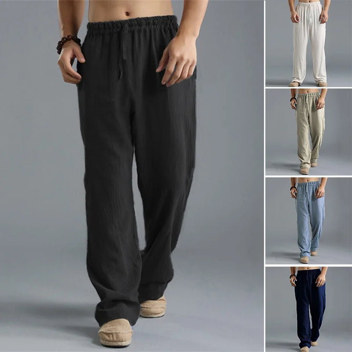 Men's Linen Casual Pants | Breathable Summer Comfort Fit