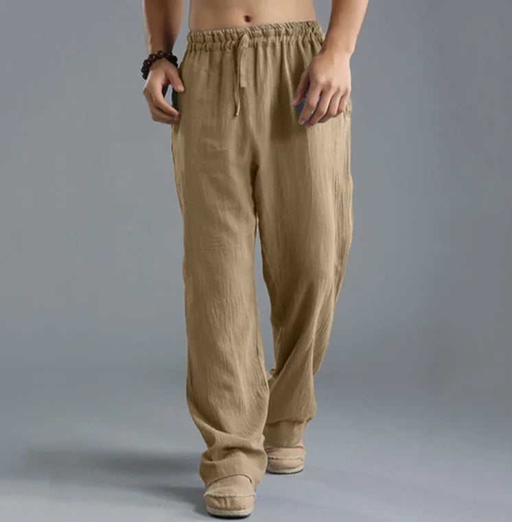 Men's Linen Casual Pants | Breathable Summer Comfort Fit