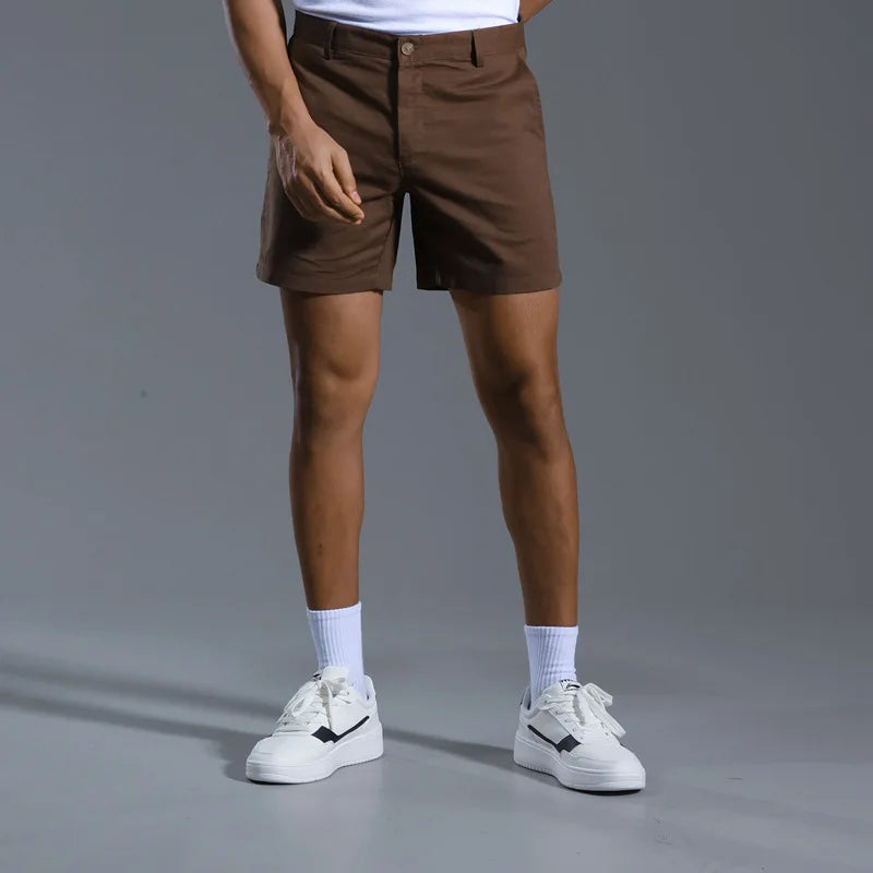 Men's Linen Cotton Blend Shorts | Lightweight Breathable Summer Essential