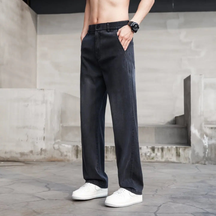 Men's Lyocell Denim Summer Jeans | Elegant Relaxed Everyday Fit 2