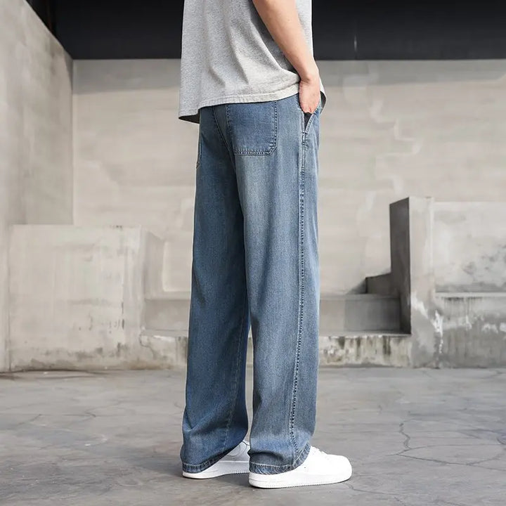 Men's Lyocell Denim Summer Jeans | Elegant Relaxed Everyday Fit 3