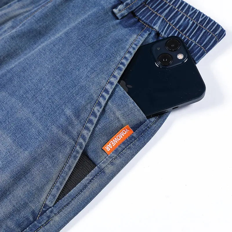 Men's Lyocell Denim Summer Jeans | Elegant Relaxed Everyday Fit 4