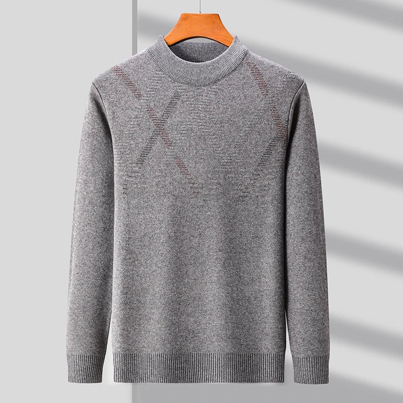 Men's Merino Wool Blend Sweater | Lightweight Cozy Winter Essential 3