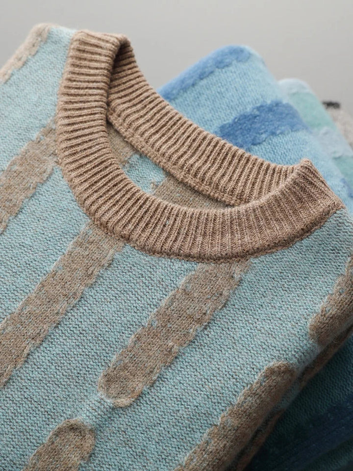 Men's Merino Wool Crewneck Sweater | Lightweight Structured Winter Essential 4