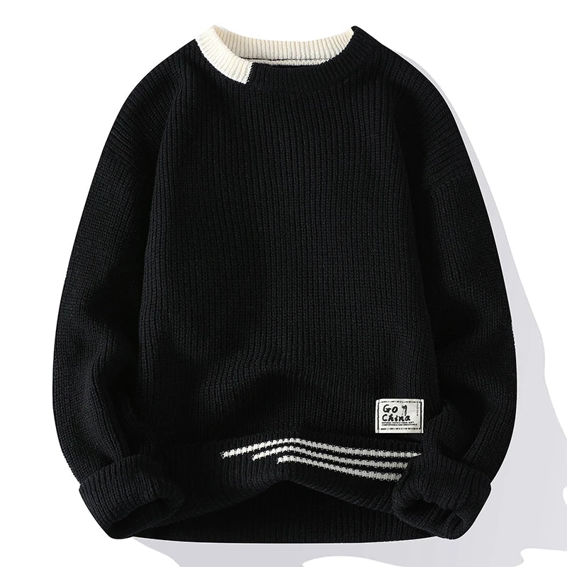 Men's Merino Wool Knit Sweater | Soft Touch Fall-Winter Essential 3