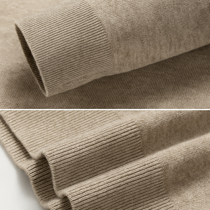 Men's Merino Wool Long Sleeve Polo Shirt | Tailored Soft Comfort Design 4