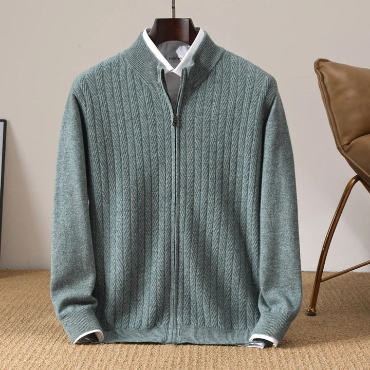 Men's Merino Wool Quarter Zip Sweater | Refined Modern Layering Essential 3