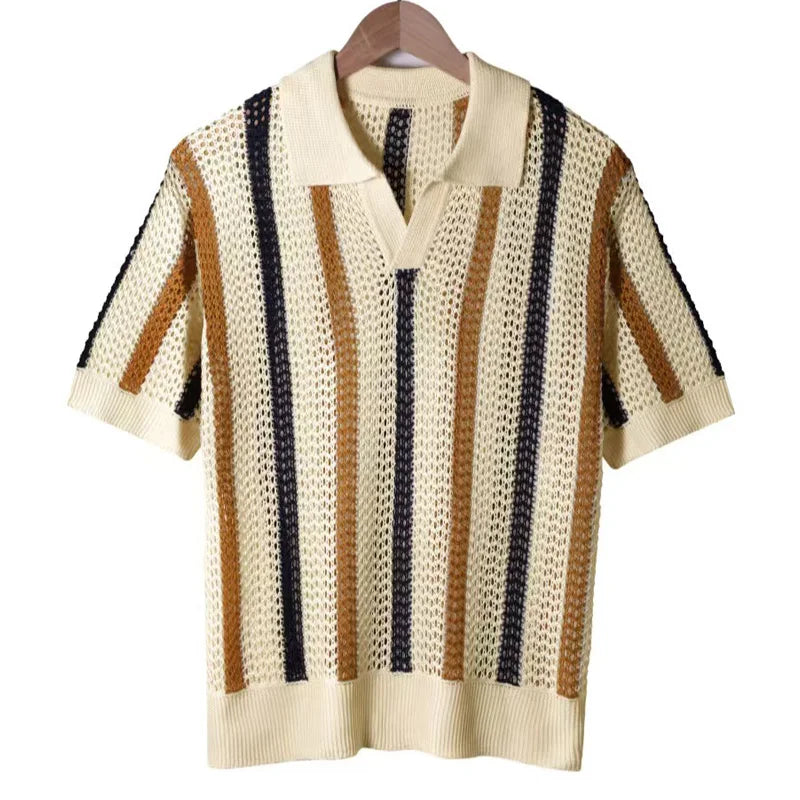 Men's Mesh Knit Polo Shirt | Lightweight Breathable Summer Essential 2