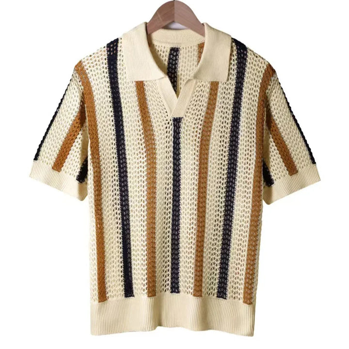 Men's Mesh Knit Polo Shirt | Lightweight Breathable Summer Essential 2
