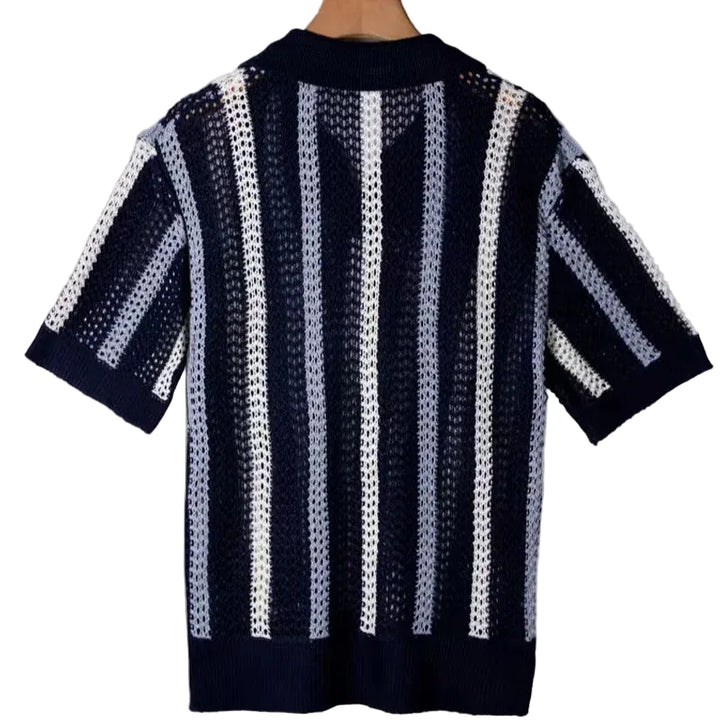 Men's Mesh Knit Polo Shirt | Lightweight Breathable Summer Essential 4