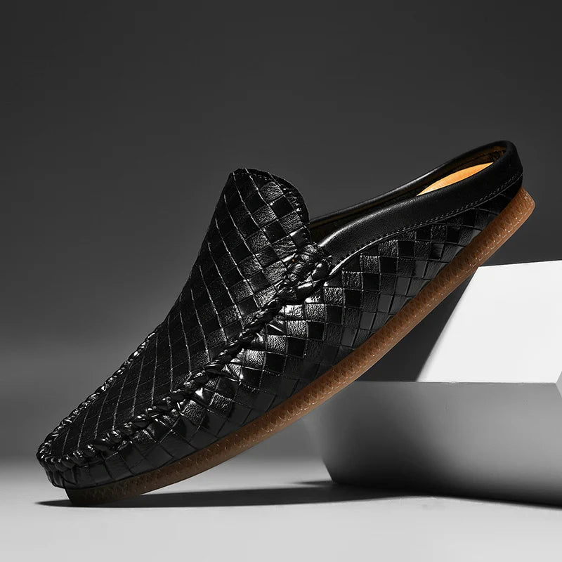 Men's Natural Leather Loafers | Stylish Casual Summer Shoes