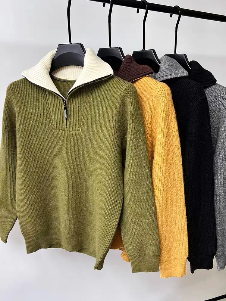Men's Natural Wool Blend Fleece Jacket | Cozy Structured Layering Essential 1