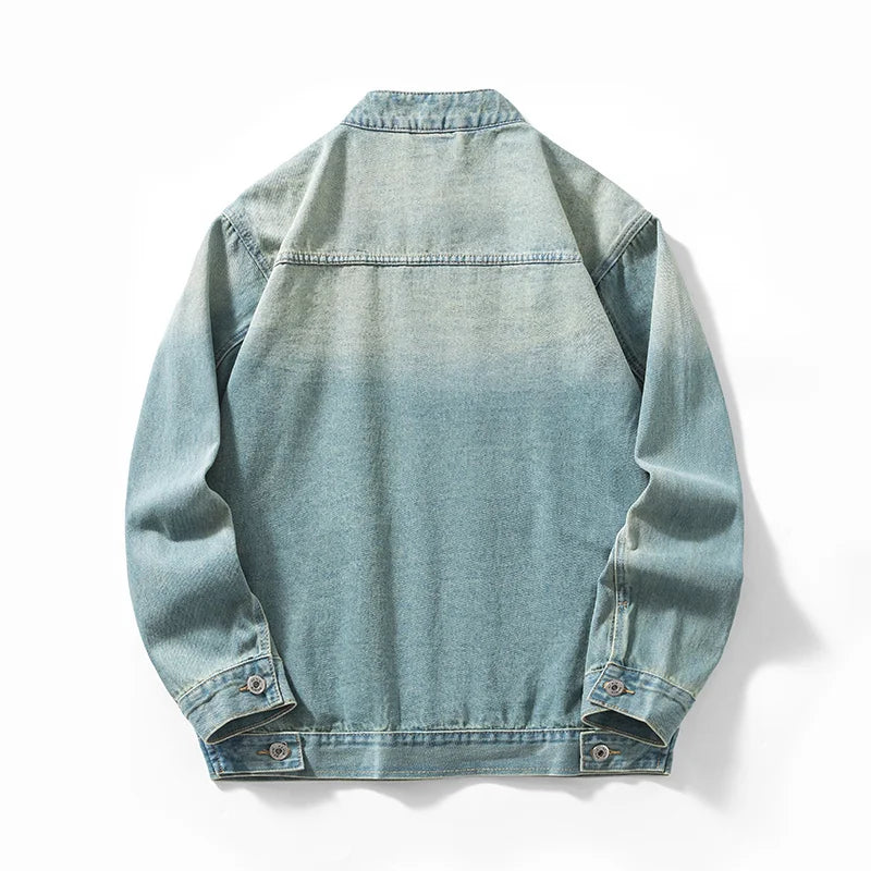 Men's Non-Stretch Denim Jacket | Structured High Street Essential 1