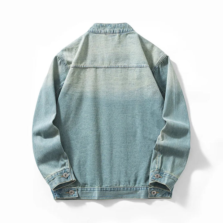 Men's Non-Stretch Denim Jacket | Structured High Street Essential 1